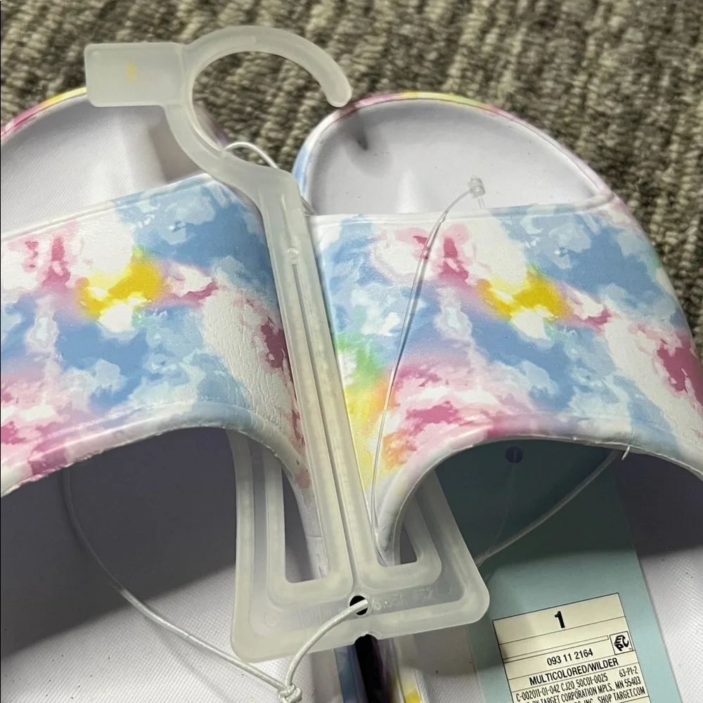 Cat & Jack Multicolor Kids Slippers Size 1